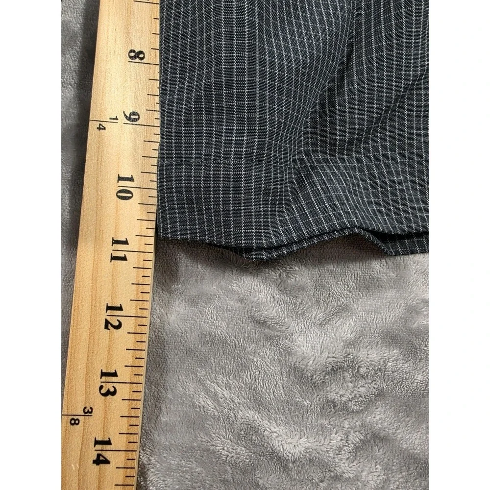 Callaway Chino Shorts Men 36 Black Check Plaid Performance Golf‎